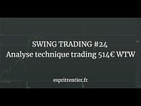 SWING TRADING #24 Analyse technique trading 514€ WTW 8